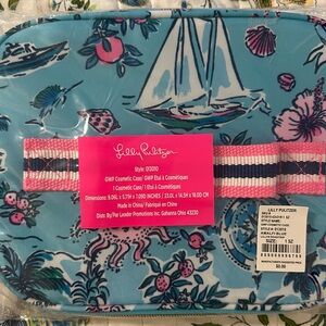 Lilly Pulitzer small cosmetics case.  NWT.  GWP